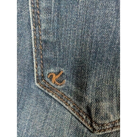 Kut from the Kloth Womens 4 Brigitte Ankle Skinny Mid Rise Denim Jeans Patchwork - Picture 5 of 7